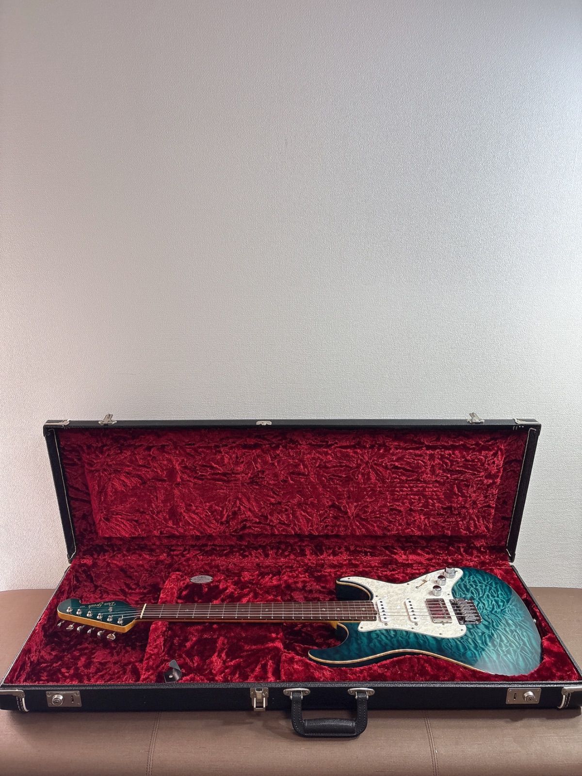 【超希少】2003年製 Don Grosh USA Custom BENT TOP Tom Holmes ハムバッカー＆ピエゾ | アーティスト所有 超希少】2003年製 Don Grosh USA Custom BENT TOP Tom Holmes