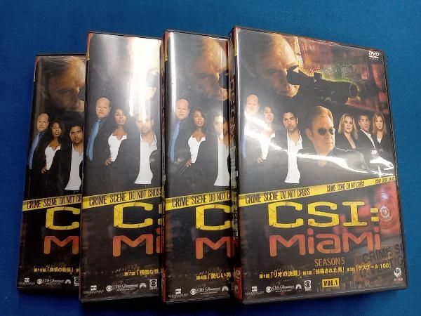 DVD「CSI:マイアミ シーズン5 コンプリートDVD-BOX-1〈4枚組〉」 CSI:マイアミ SEASON5 コンプリートDVD BOX-1 中古DVD