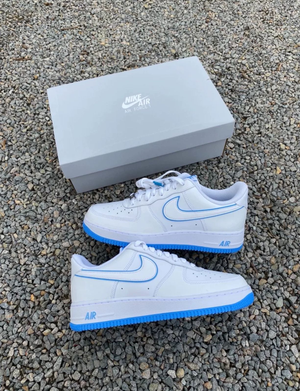 新品 NIKE ナイキ WMNS AIR FORCE 1 '07 'WHITE WASHED TEAL