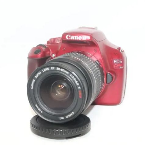 S回数少!!初心者セット Canon kiss x50 希少レッド 一眼レフ 初心者 