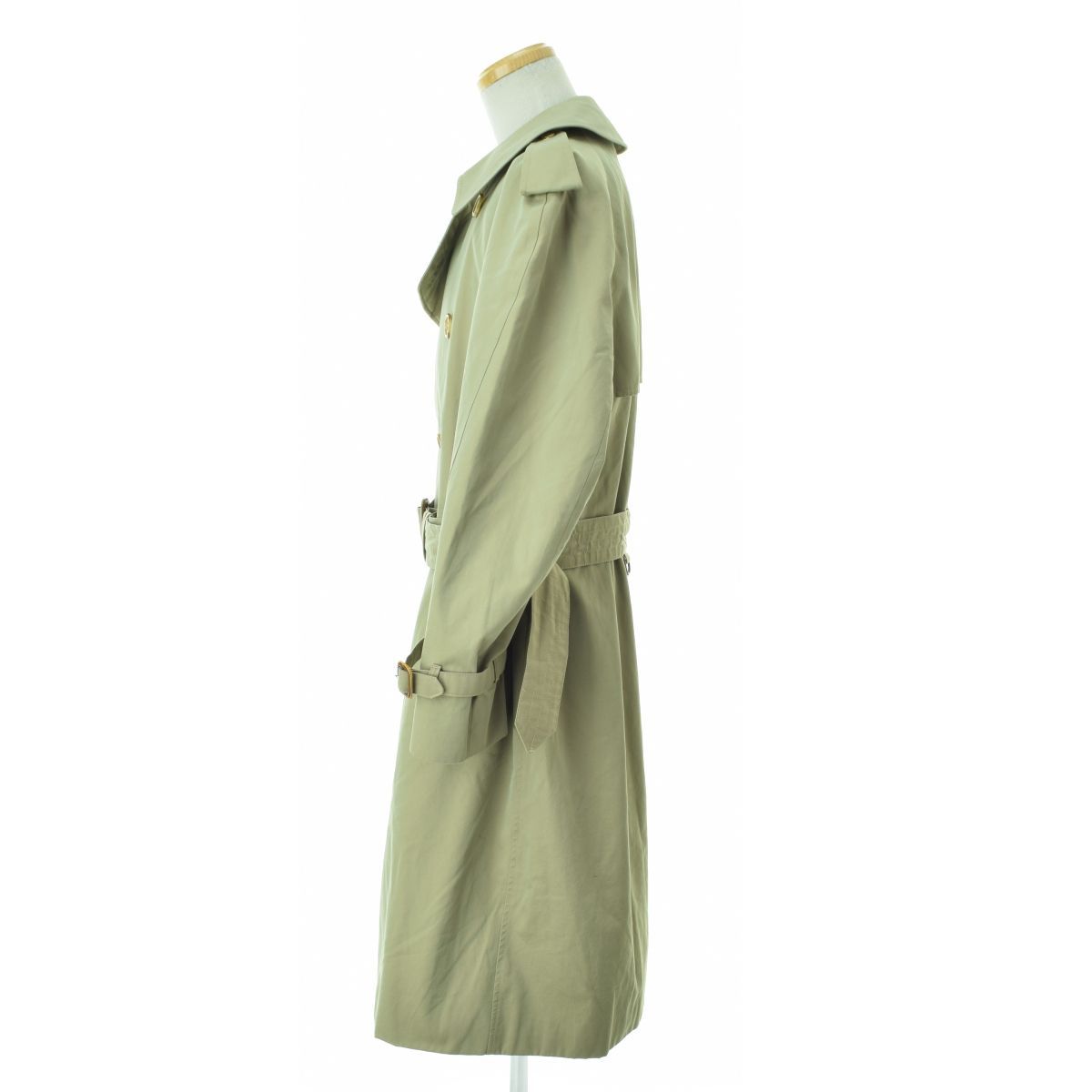 70~80s aquascutum イングランド製 トレンチコート ダブル Aquascutum】70s～80s イングランド製 ダブルトレンチコート
