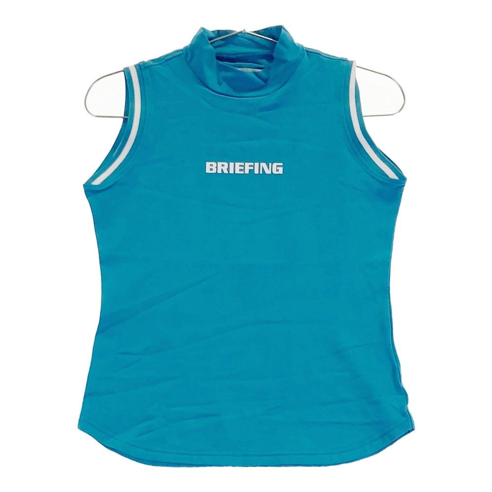 サイズ XS BRIEFING GOLF ブリーフィング ハイネック ノースリーブシャツ ブルー系 240101372807 ゴルフウェア レディース ストスト