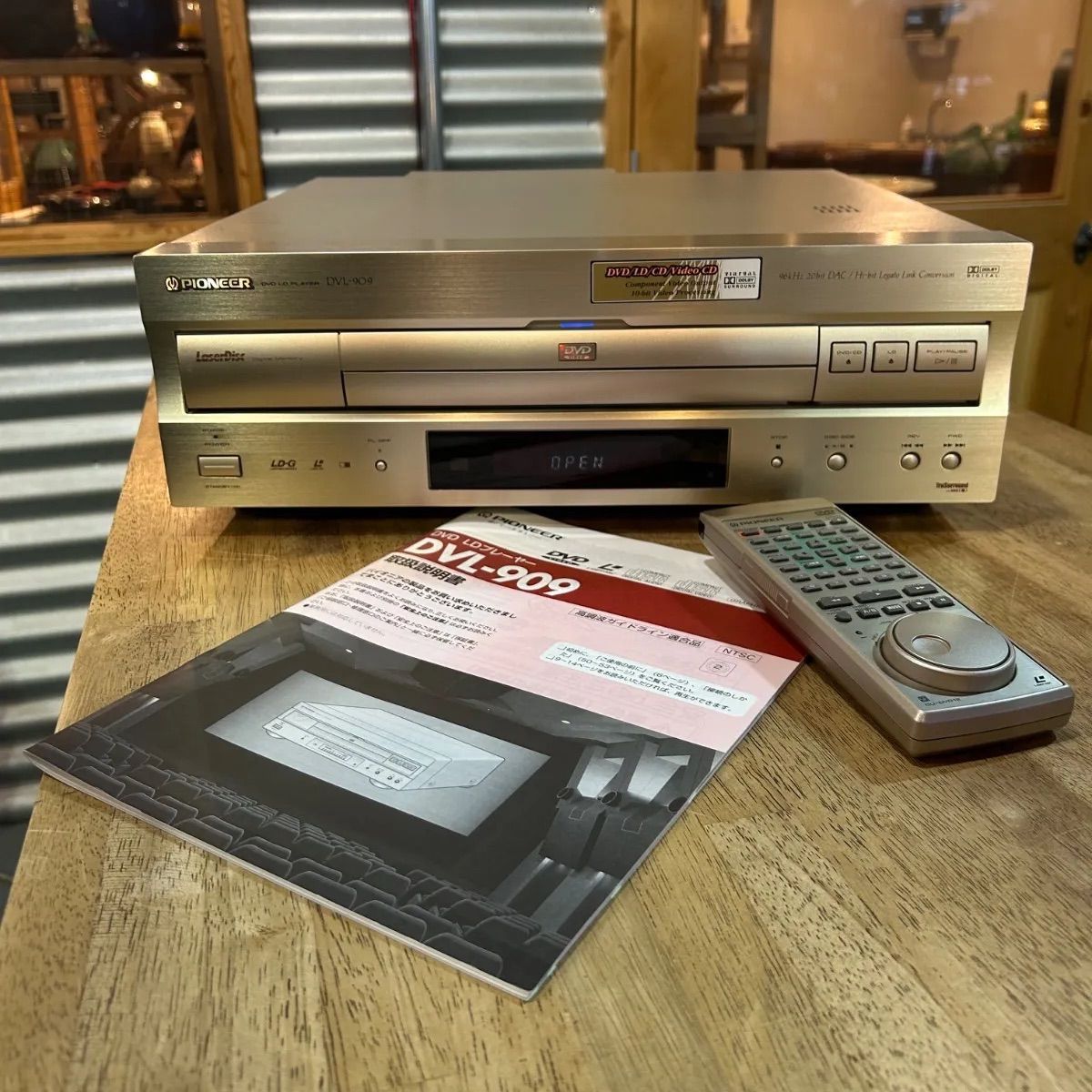 L)パイオニア DVL-909 LDレコーダー 希少品 本体 動作未確認 【公式通販】
