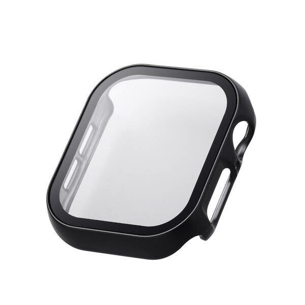 【新品・7営業日以内発送】ELECOM エレコム AW-24BFCGPBK アップルウォッチ カバー Series 10 [42mm] フルカバー 表面硬度10H 全面保護 メタリック 2重構造 ブラック AW24BFCGPBK【沖縄離島販売不可】
