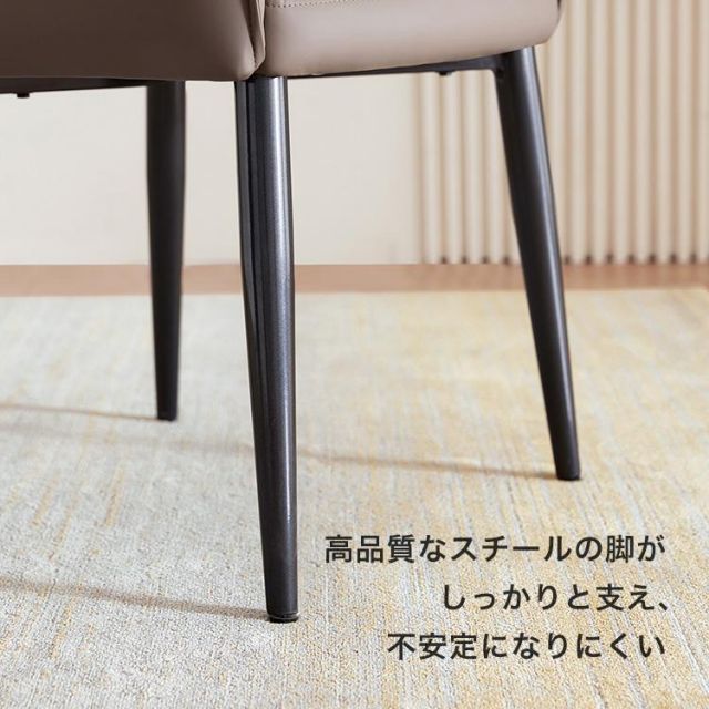 ダイニングテーブル＆チェア-ブラウン-