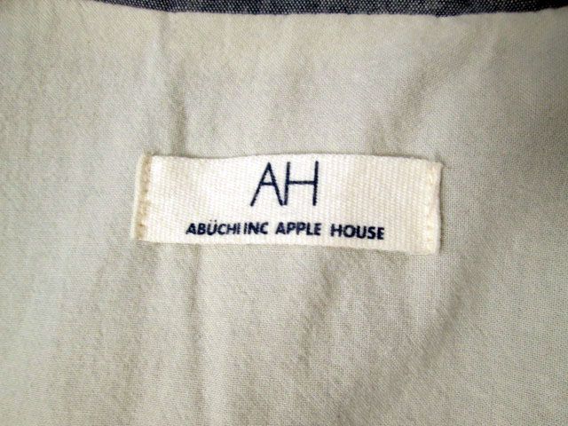 AH APPLE HOUSE アップルハウス コート ジャケット 中綿 コットン 青