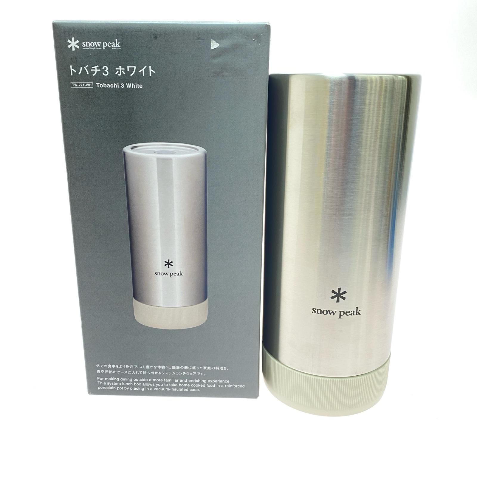 新品未使用☆snow peak トバチ3 snowpeak スノーピーク トバチ3ホワイト snowpeak 未使用品(S
