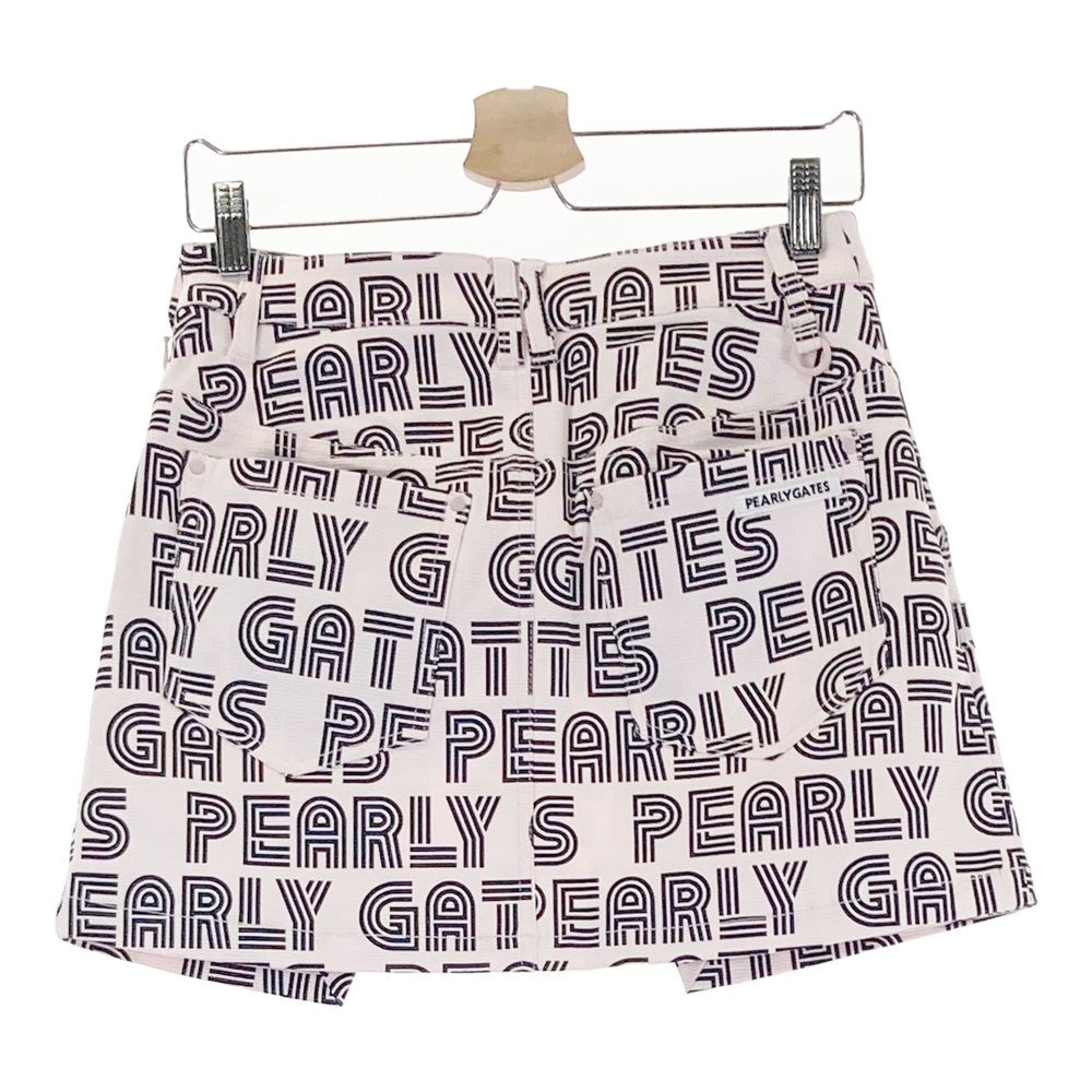 サイズ 0 PEARLY GATES パーリーゲイツ 055-2134210 ストレッチスカート ロゴ柄 ピンク系 240101543757 ゴルフウェア レディース ストスト