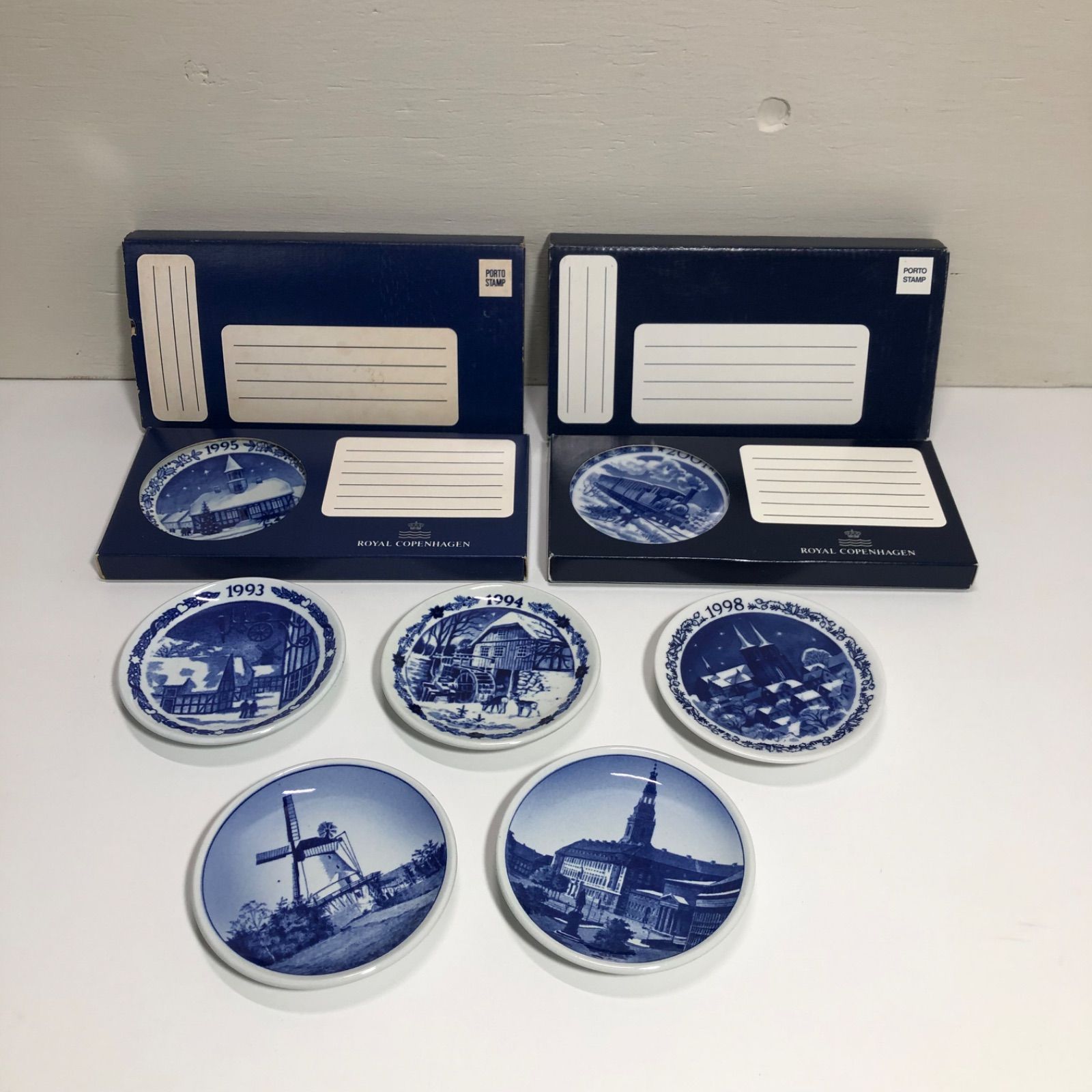 ロイヤルコペンハーゲン　イヤープレート　7枚セット ロイヤルコペンハーゲン（Royal Copenhagen） イヤープレート