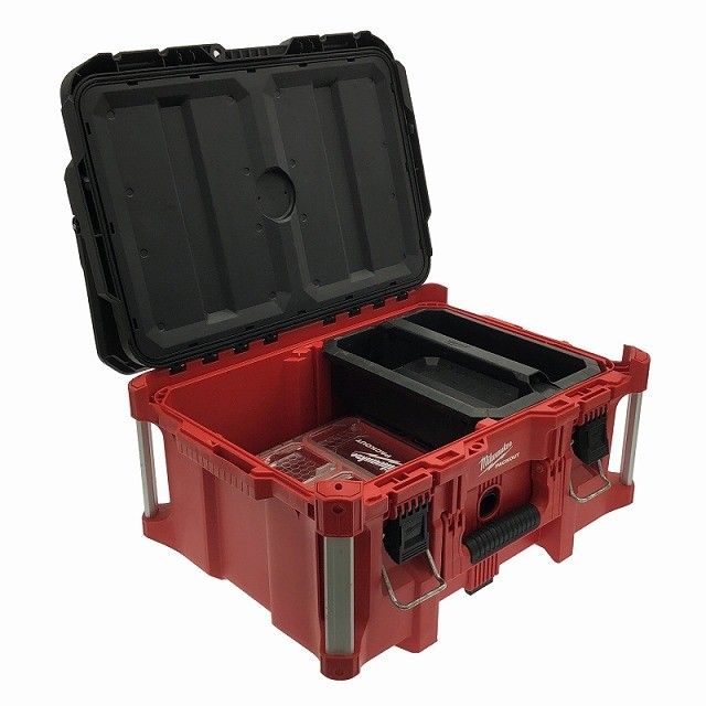 品 2点セット Milwaukee ミルウォーキー PACKOUT ツールボックス Lサイズ ロープロファイルオーガナイザー Sサイズ 117081