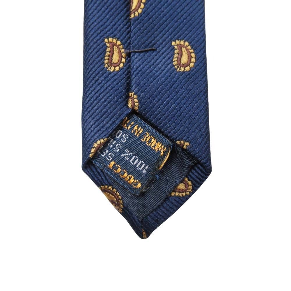 美品 GUCCI グッチ ネクタイ シルク ネイビー 紺 総柄 ペイズリー GUCCI 【名入れ】グッチ ネクタイ GG シルク ブランドネクタイ
