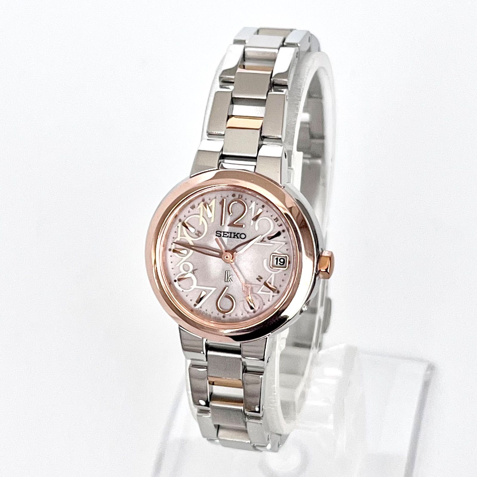 SEIKO LUKIA レディース電波ソーラー腕時計　美品 LUKIA （豪華おまけ有） ルキア セイコー 電波 ソーラー 腕時計