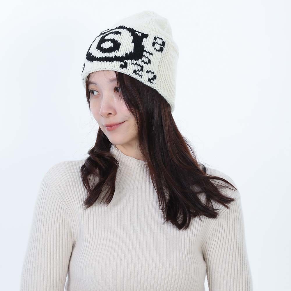 MM6 Maison Margiela KIDS エムエムシックス メゾンマルジェラ キッズ M60915 MM06M M6101 ニット帽 ビーニー ホワイト 大人もOK STEELWINDOWSANDDOORS_COM