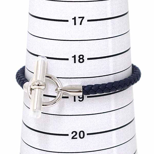エルメス HERMES レザーブレスレット グレナン ヴォー