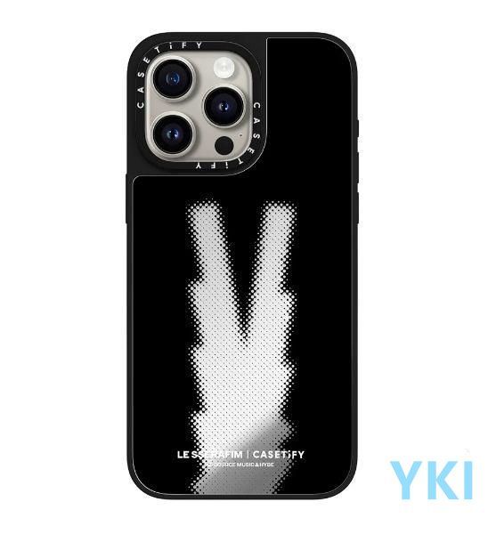 【新品未使用】CASETIFY LE SSERAFIM EASY Logo iphoneケース