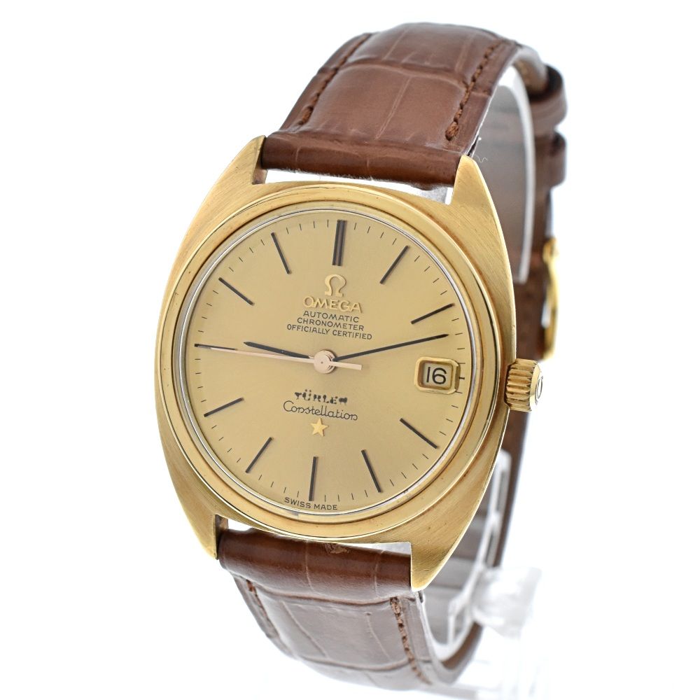 オメガ OMEGA 168.009 コンステレーション チューラー W-ネーム K18YG  
