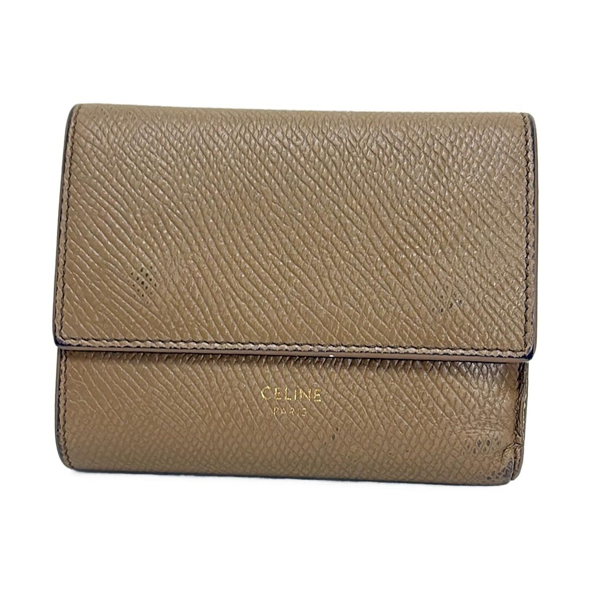 CELINE ブラウン 三つ折り財布 CELINE ブラウン 三つ折り財布 セリーヌ/3つ折り財布/スモール
