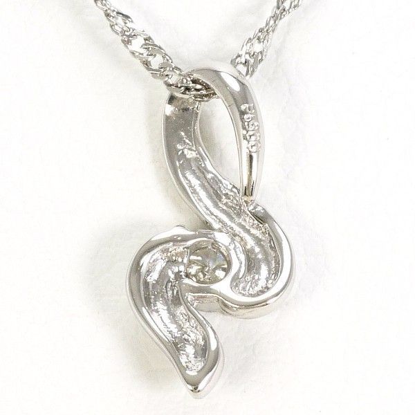 アクセサリー Collier PT850 パイプロープネックレス Pt850 幅4mm 55cm ロープ チェーン