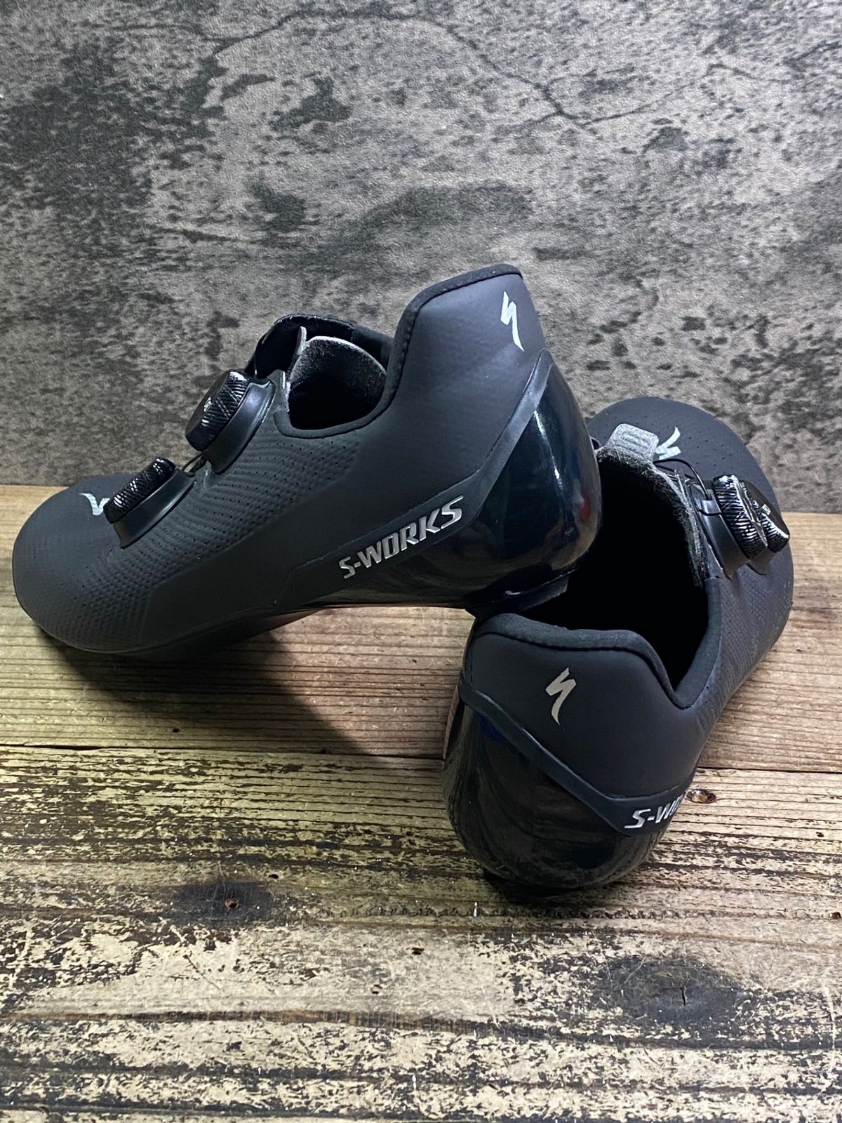 JJ213 スペシャライズド SPECIALIZED エスワークス S-WORKS TORCH WIDE 3穴 ビンディングシューズ EU40 黒