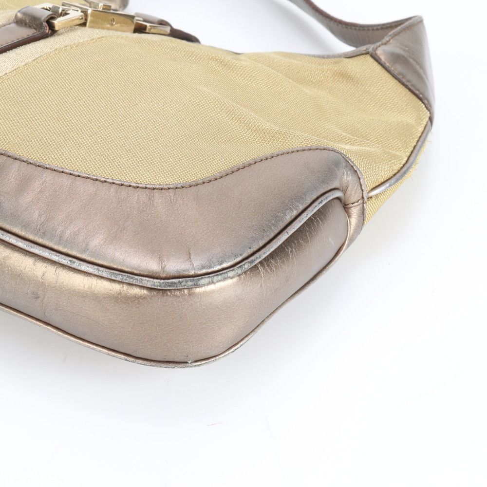 美品 グッチ ジャッキー レザー ショルダーバッグ 肩掛け ワン  