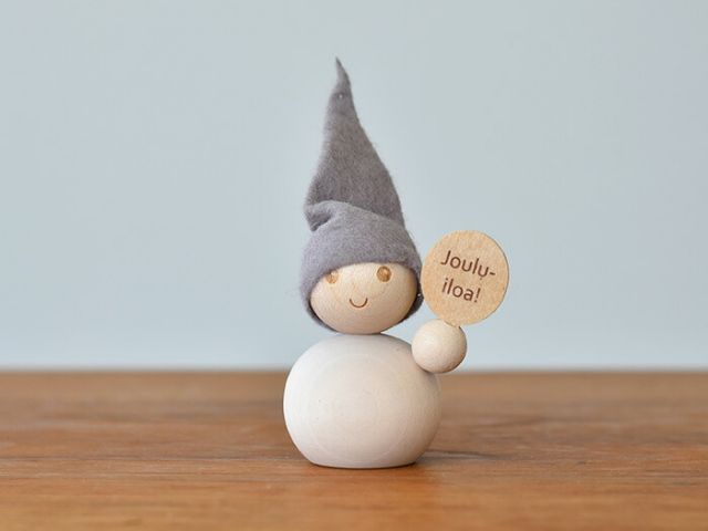 aarikka アアリッカ PAKKANEN パッカネン クリスマス 9cm ホワイト