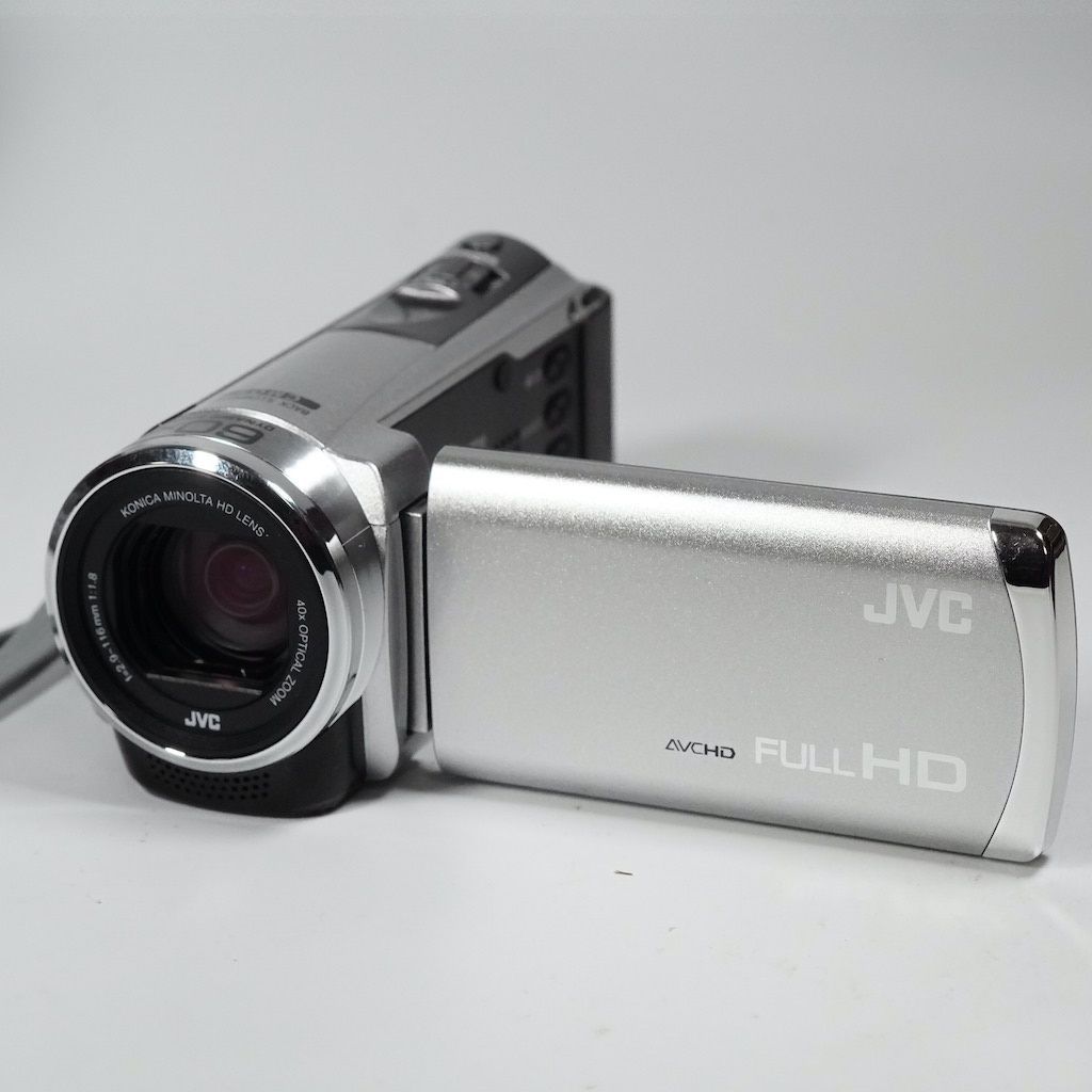 JVC Victor Everio GZ-HM199-S シルバー ビデオカメラ-極美品 PLST