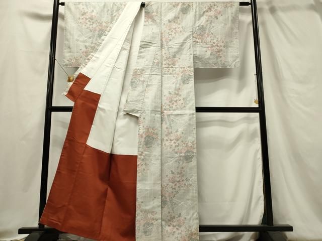 平和屋着物○上質な紬 絞り 正絹 逸品 AAAW9183zg