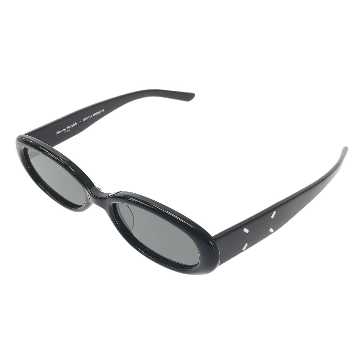 Maison Margiela | メゾンマルジェラ | ×GENTLE MONSTER ジェントルモンスター | OVAL SUNGLASSES オーバルフレーム サングラス | 54□20-145 | ブラック