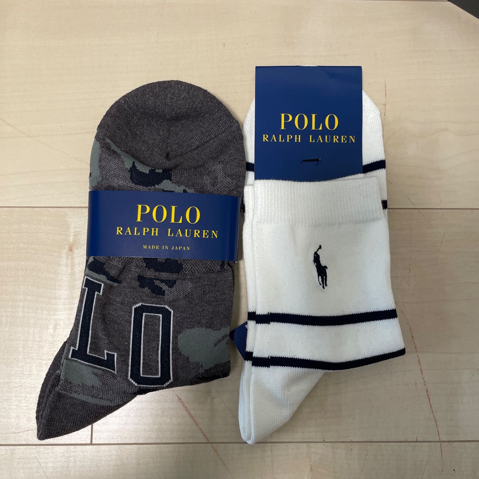 【値下げ】新品☆　POLO   靴下2足セット　25-27㎝