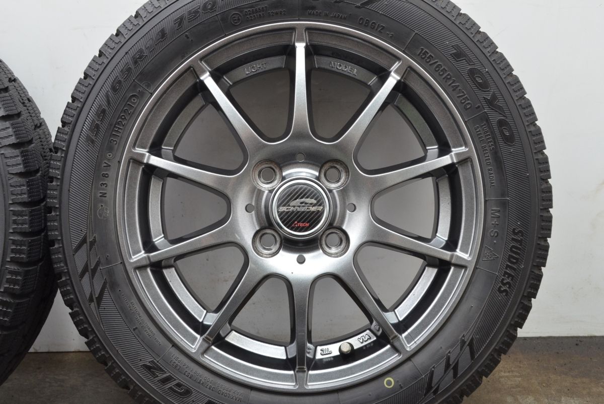 【美品】155/65R/14 TOYO スタッドレス　シュナイダーホイール付 楽天市場】155/65r14 スタッドレス ホイールセット（ブランド
