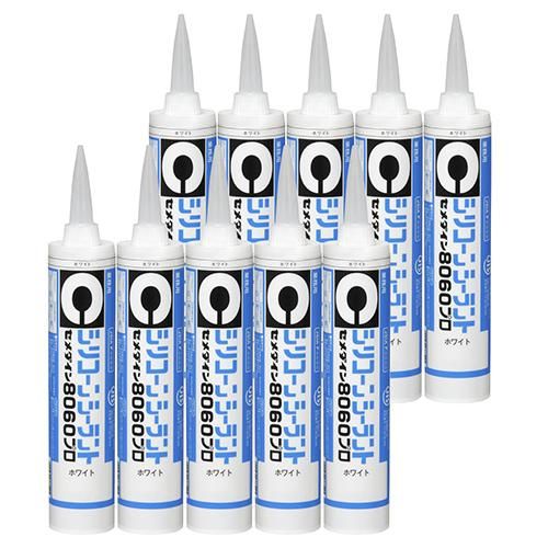 新品・未開封品】セメダイン 8060プロホワイト (330ml×10本