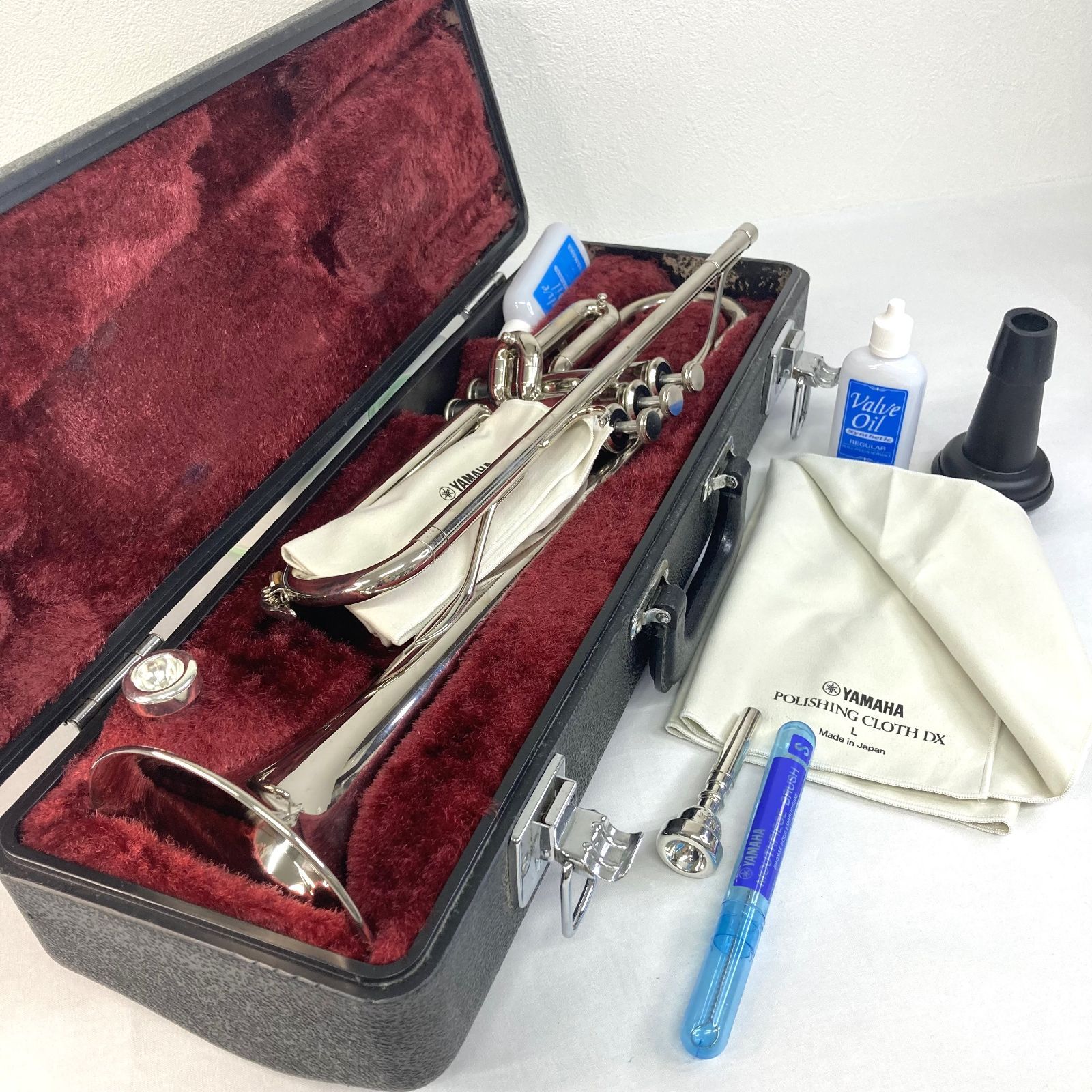 YAMAHA ヤマハ トランペット 本体 マウスピース 手入れ道具 管理番号654