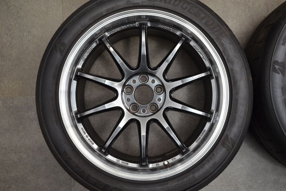 人気ホイール】WORK EMOTION ZR10 18in 8.5J +47 PCD100