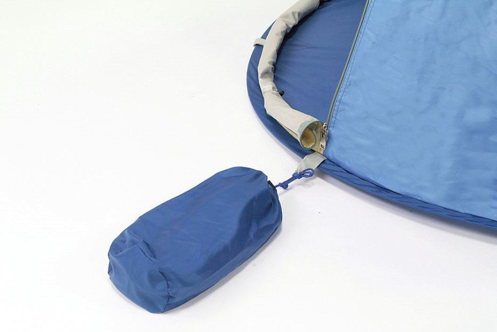 ブルーUA-4 ポップアップシェルターUV 120×220×H100cm シャイニーリゾート テント キャンプ用品 キャプテンスタッグ