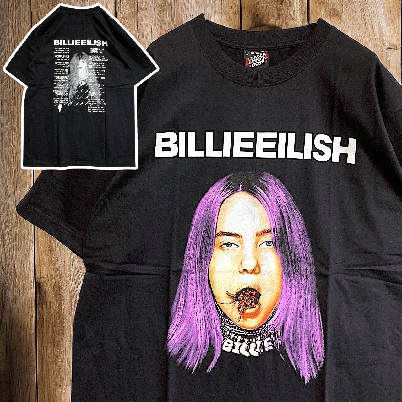 ビリーアイリッシュ BILLIE ILISH 蜘蛛 スパイダー ヒップホップ 