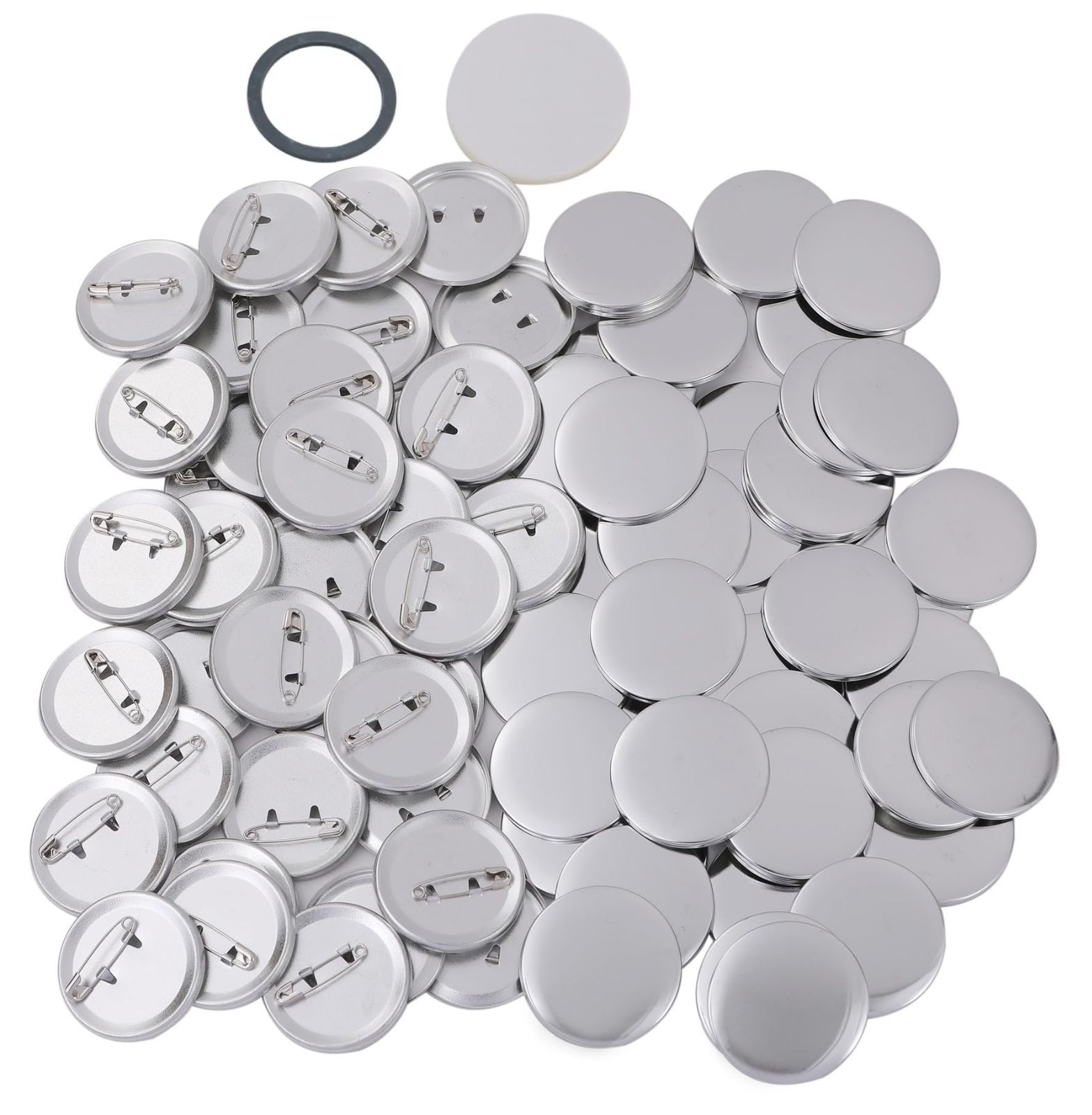 缶バッチメーカー 缶バッジメーカー キット 安全ピン 用 100個 ブリキ