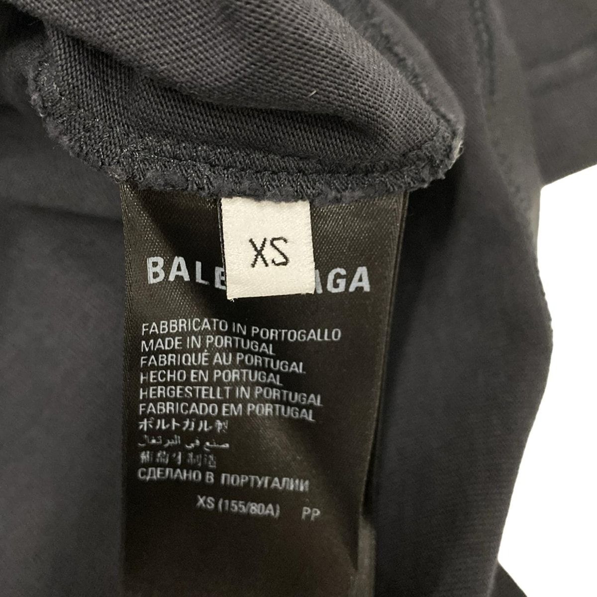BALENCIAGA - バレンシアガ 半袖Tシャツ サイズXS美品 BALENCIAGA バレンシアガ FREE 半袖Tシャツ サイズ:XS ブラック
