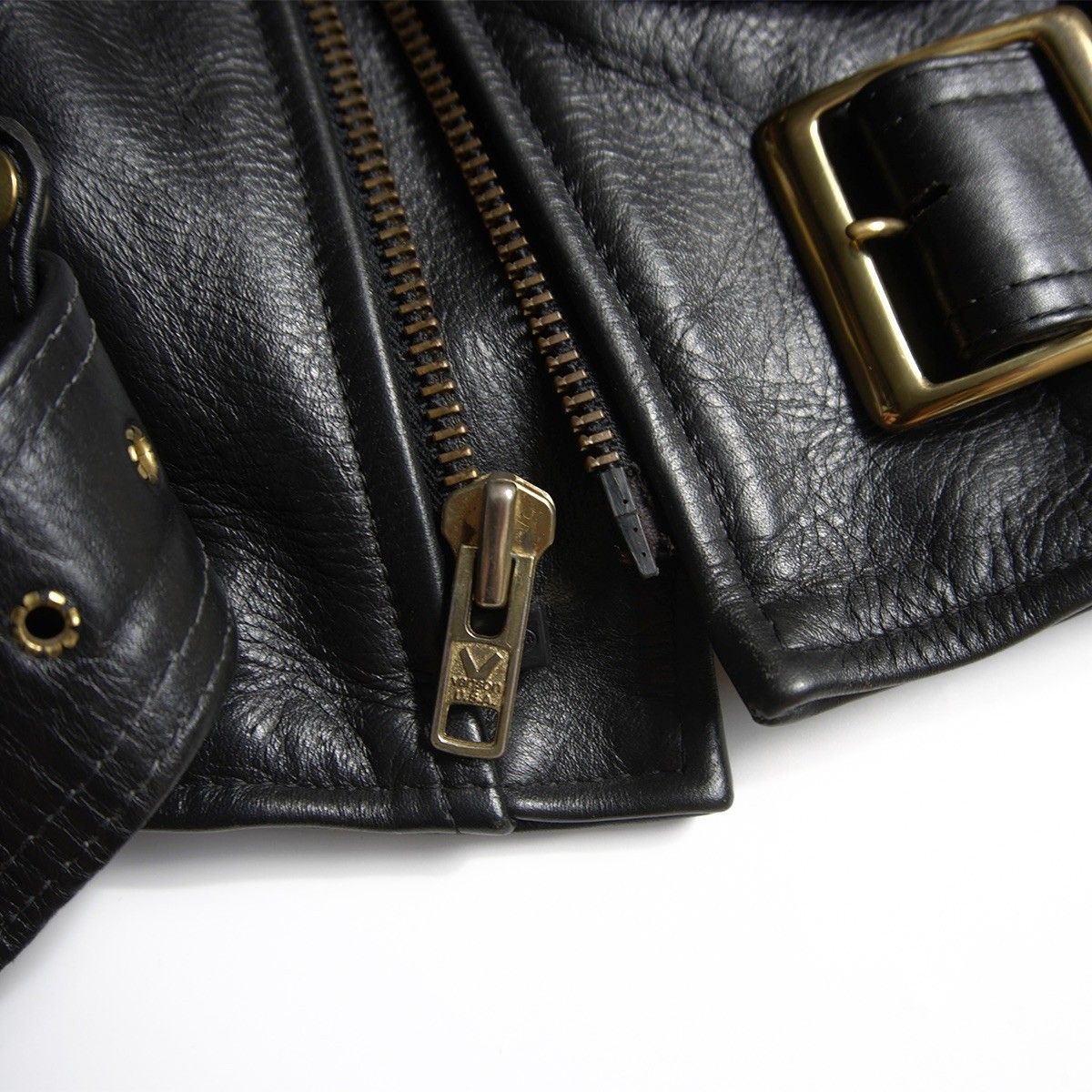 美品】 VANSON 【C2 ダブルライダース ジャケット】40 レザー USA製  