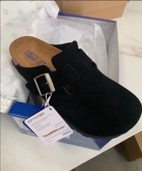 BIRKENSTOCK ビルケン BOSTON ボストン サンダル ブラックレディース