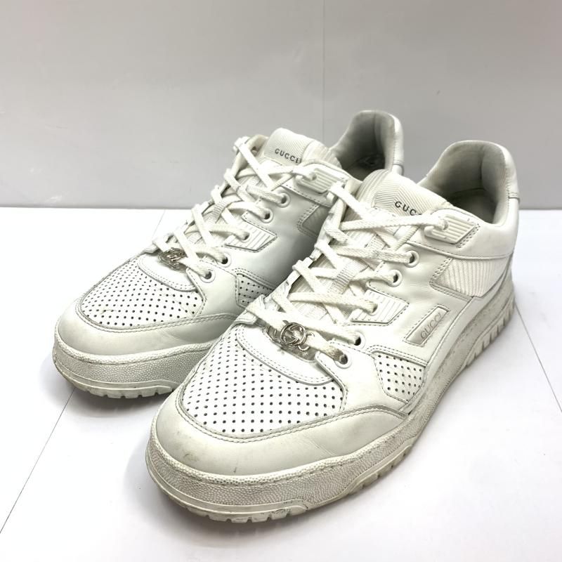 中古】GUCCI 24SS Jones GG レザー ローカットスニーカー 8 1/2