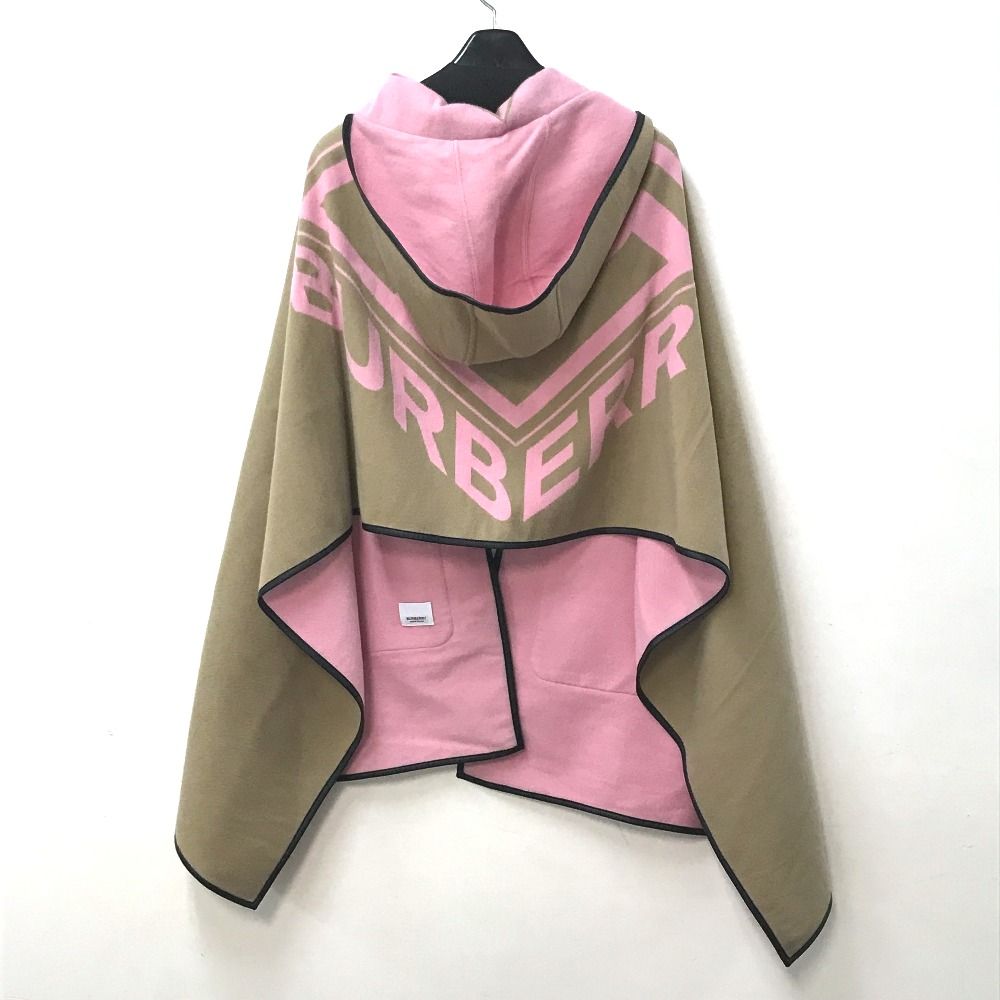 BURBERRY バーバリー ポンチョ ロゴグラフィック ケープ 8022773 ウール