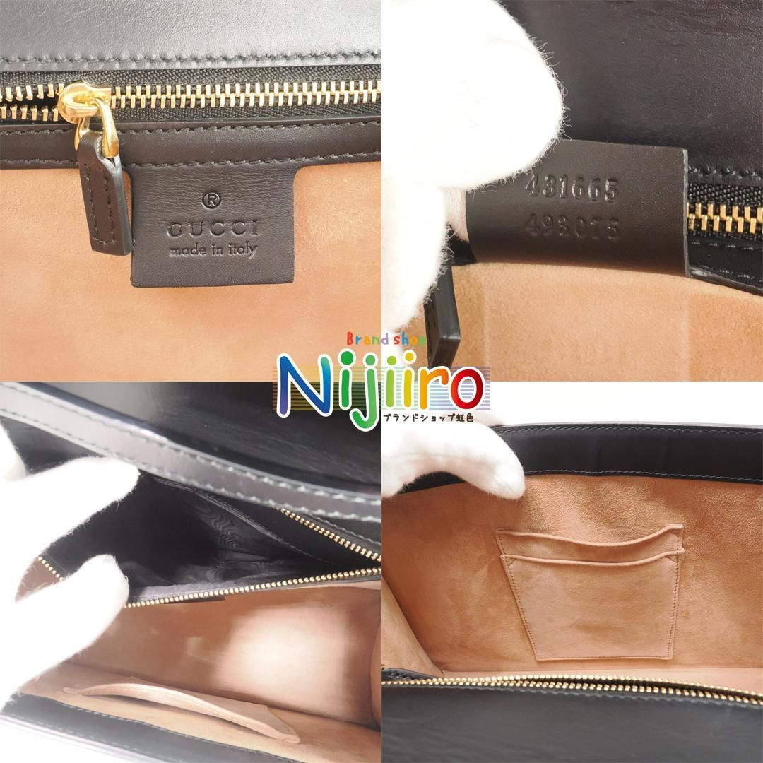 極美品】グッチ シルヴィレザー ハンドバッグ ショルダーバッグ