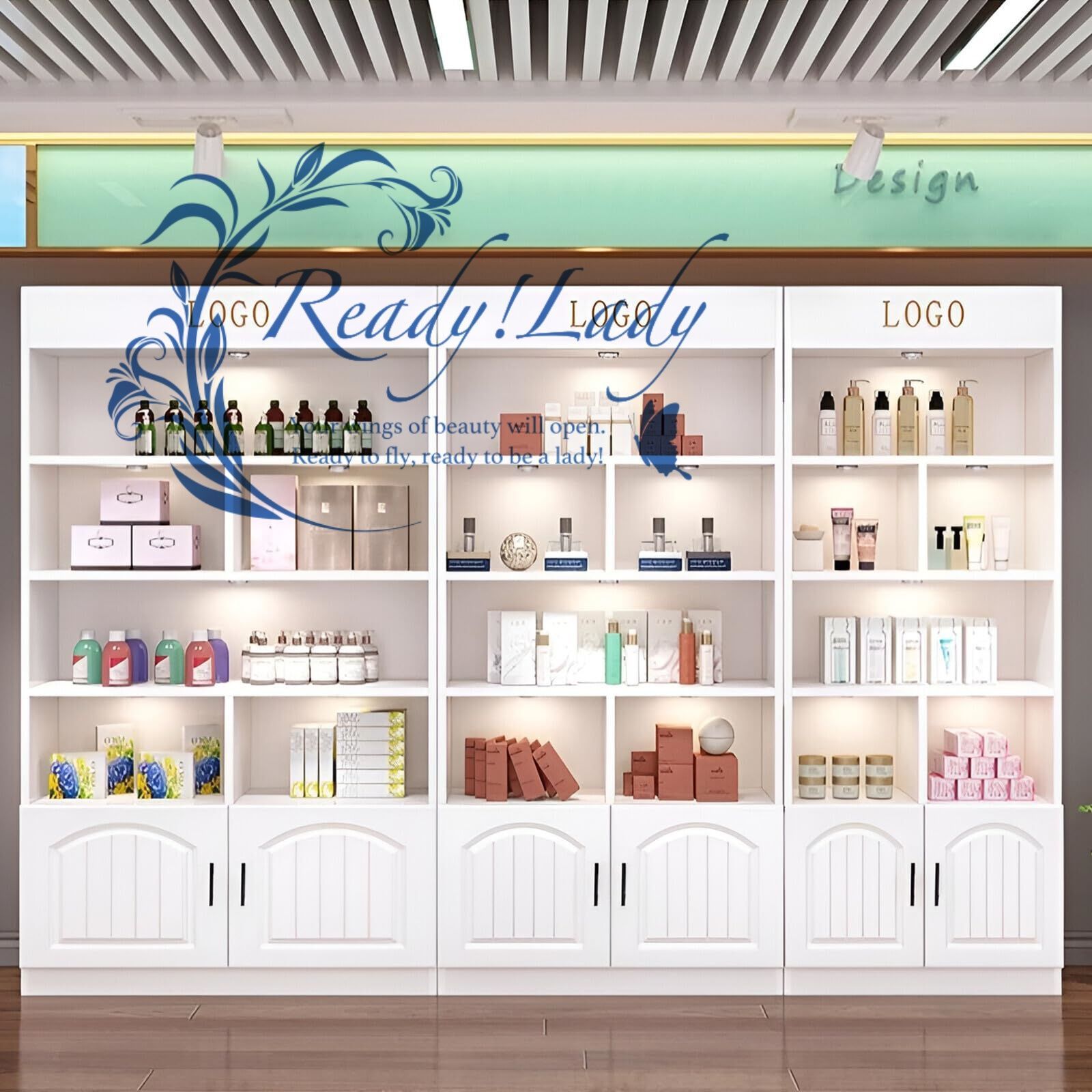 取っ手 蝶番付き