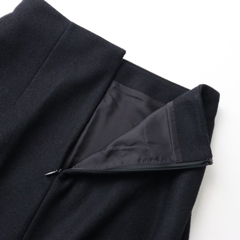 美品 定価1.9万 UNITED ARROWS ユナイテッドアローズ ウール カーディガン テーラードジャケット KC STRC SAXONY JARDIGAN ブラック S