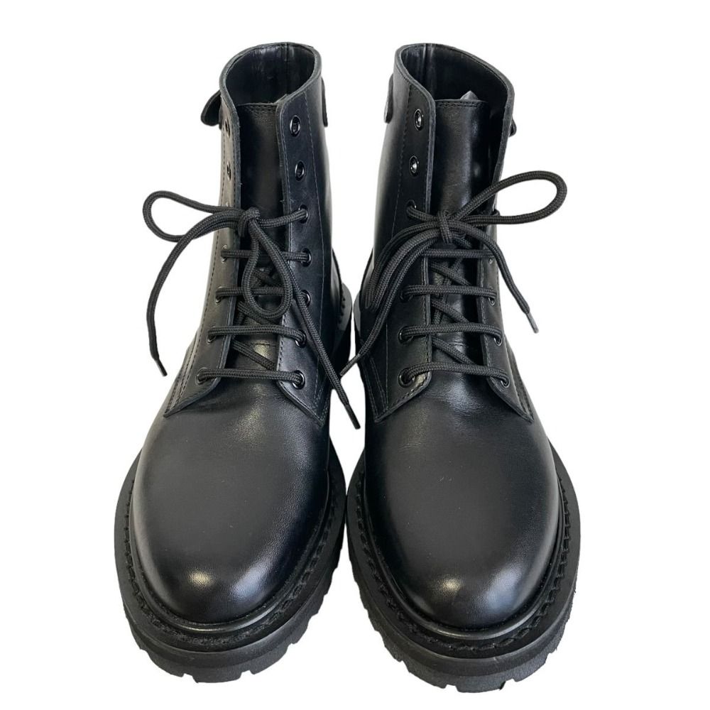 美品 CELINE セリーヌ エディ期 BUCKLE LACE UP BOOTS レザー