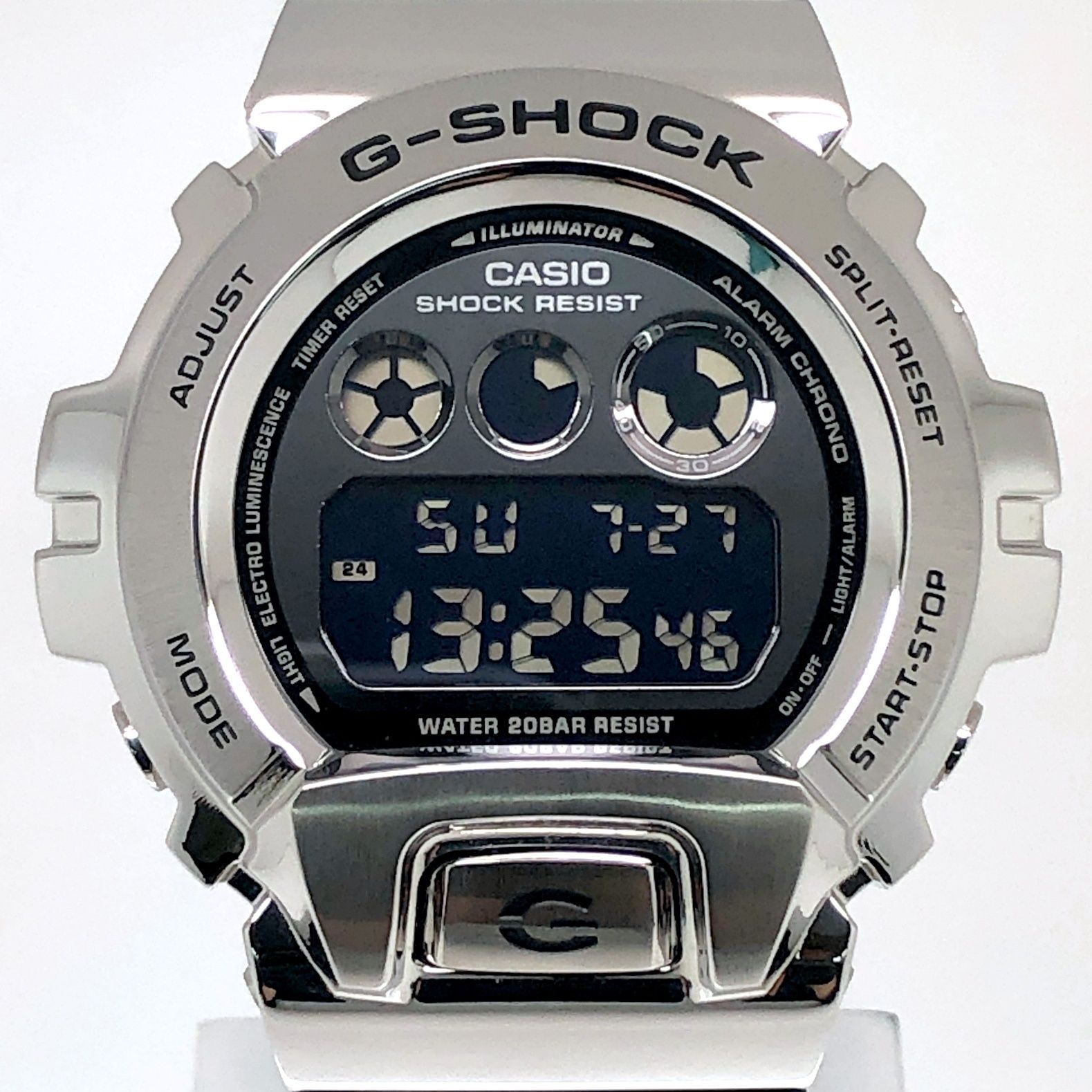 G-SHOCK ジーショック GM-6900-1 メタルベゼル シルバーメタル 