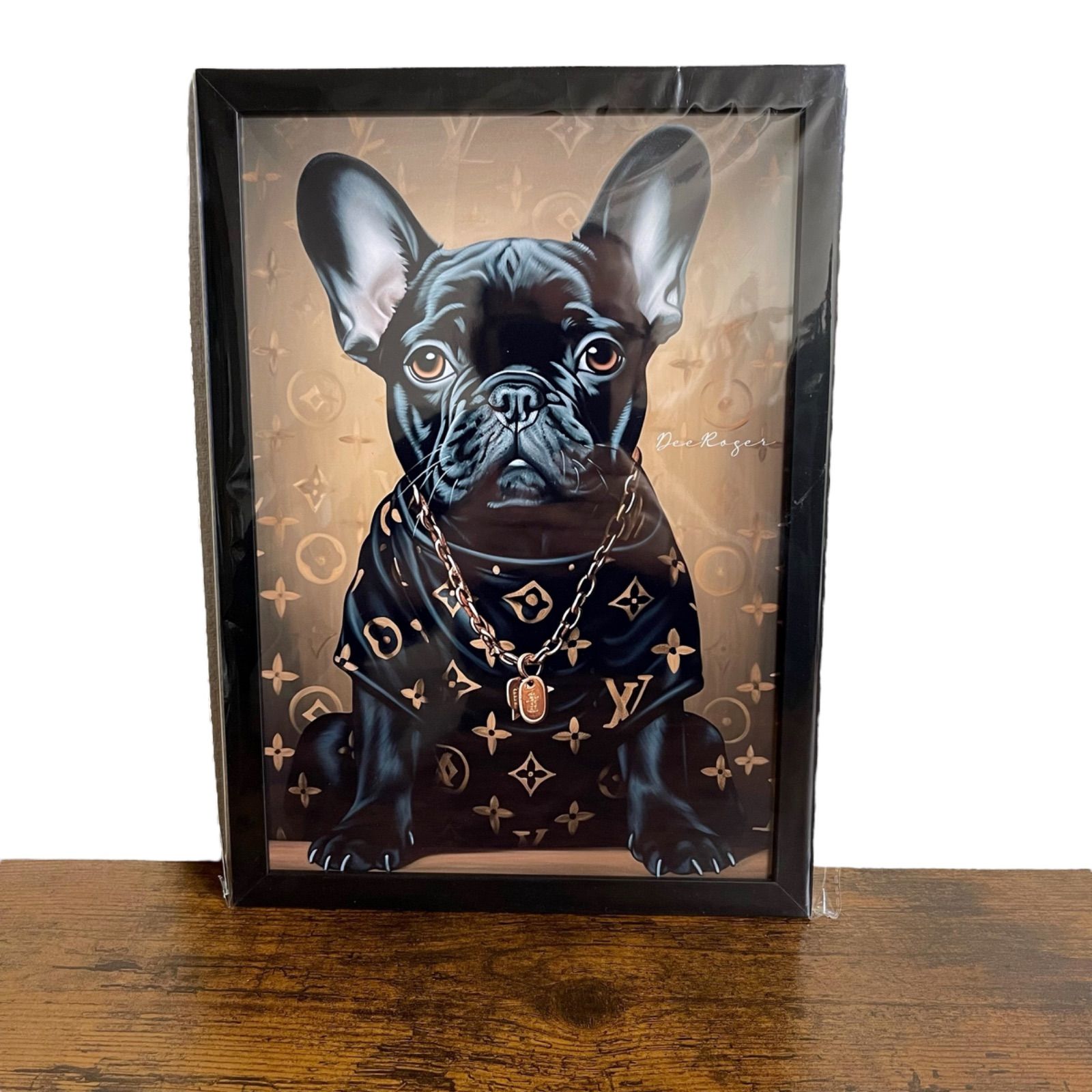 Louis Vuitton Dog Art 額付き ドッグ アートポスター 犬 推しの子にハマってます★