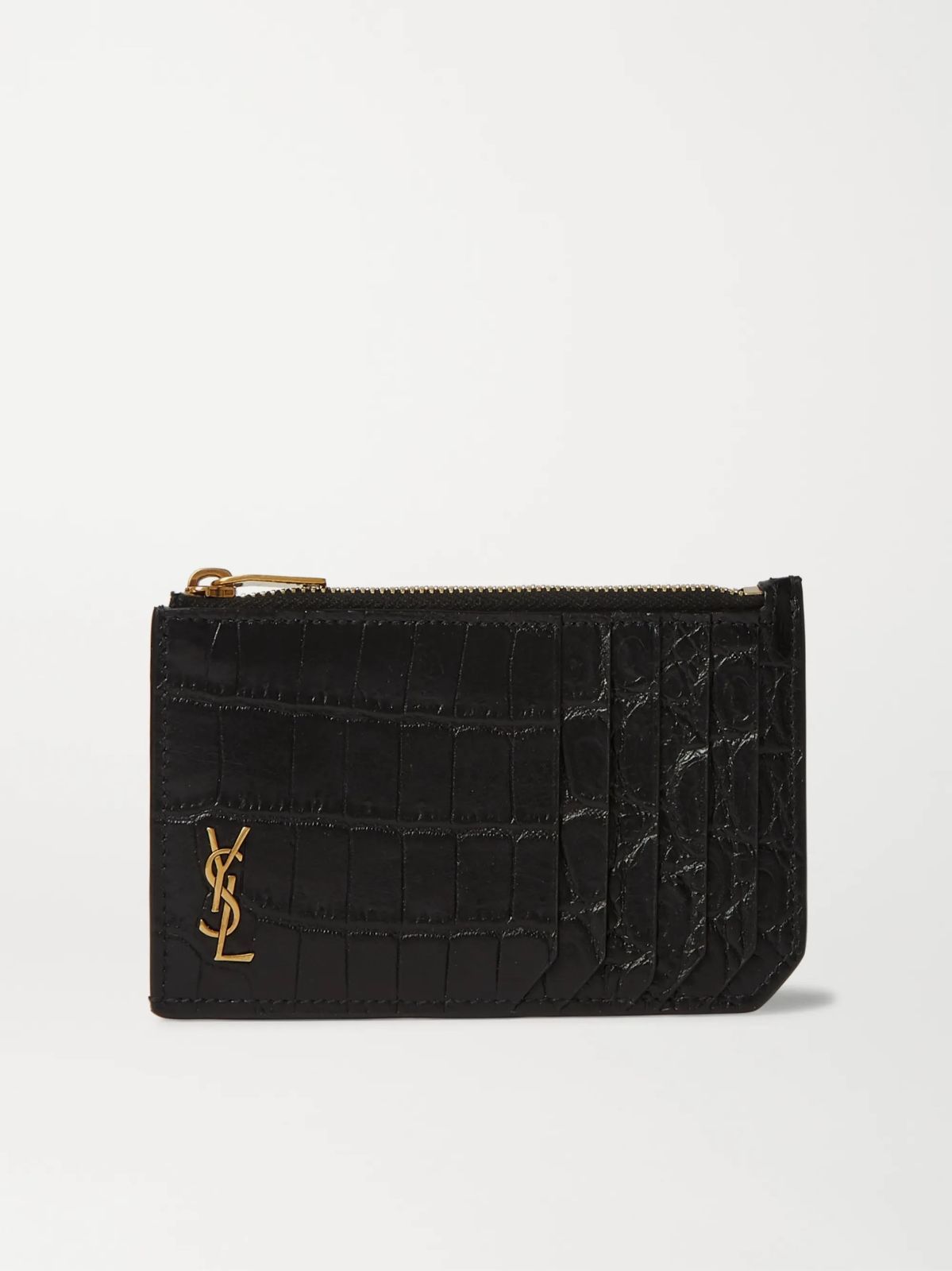 5％OFF】 新品、未使用 Saint Laurent サンローラン ジップ カード