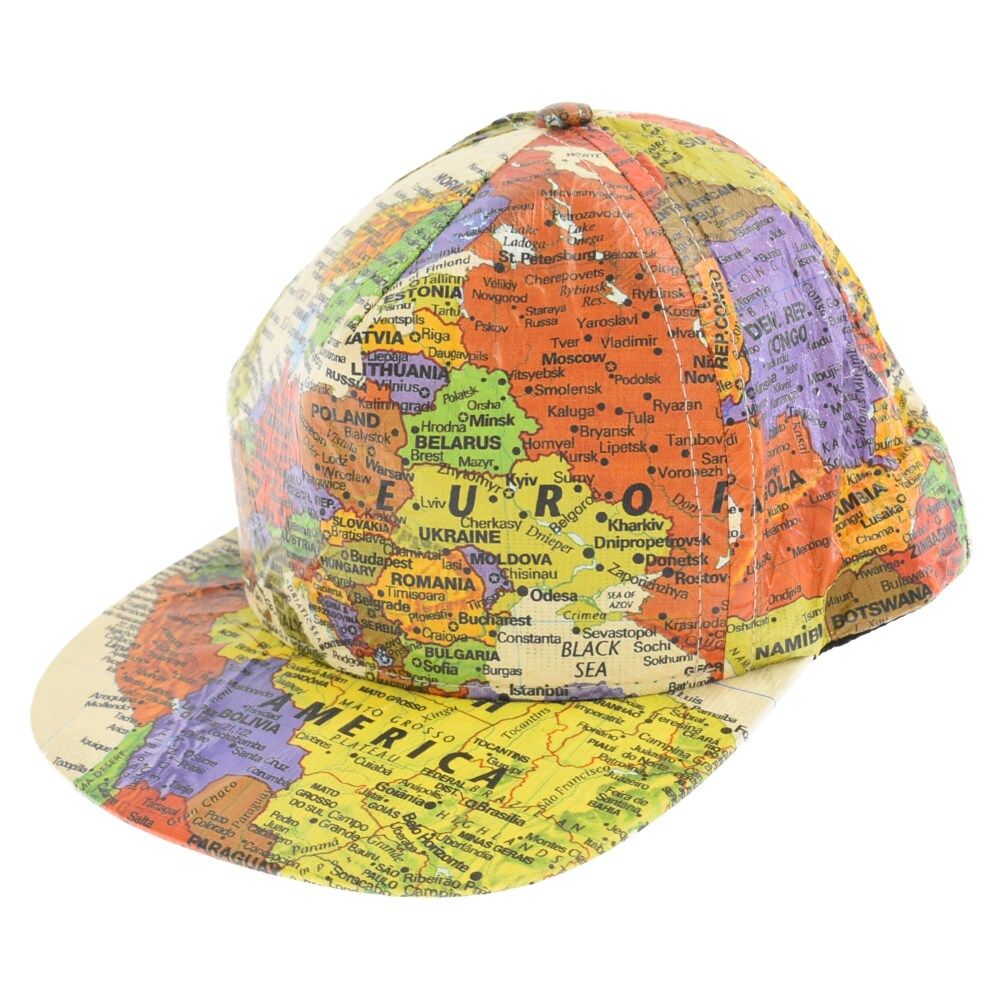 SUPREME (シュプリーム) 12SS PAPER CAP 世界地図柄 ペーパーキャップ