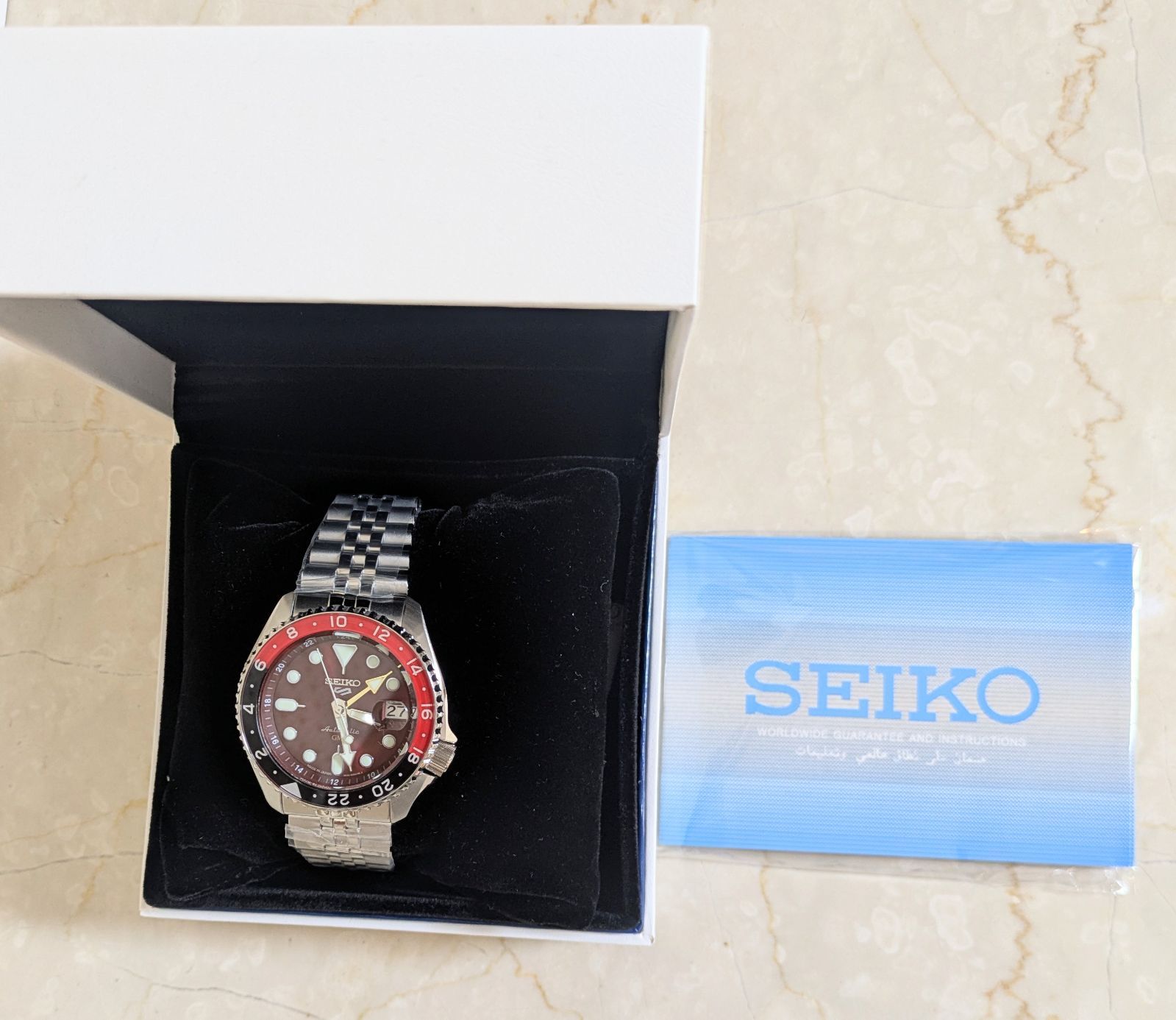新品未使用 SEIKO セイコー セイコー5スポーツ GMT SSK031K1 